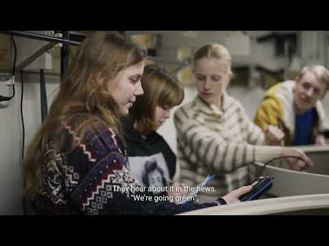 At this school, the students have an aquaponics facility where they grow plants and raise fish